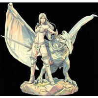 The height of man 38mm 50mm 75mm The resin model kit is colorless and self-colored for assembly 3D Printing TD-7110/3D