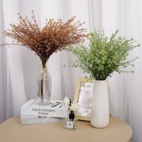5/10PCS Artificial Plants Chestnut Grass Bridal bouquet Wreath Accessories Xmas Harvest Autumn Decoration Home Party Table Decor