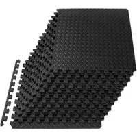 16Pcs Puzzle Fitness Mat,Massage Mat,EVA Interlocking Foam Floor Tiles for Home Gym,Gym Equipment Mat,Floor Mat for Kid 30 CM