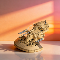 291pcs MOC Trade Federation AAT Tank Star Battle Model Building Blocks Toy Construction Creative Education Christmas Gifts Idea