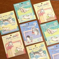40/160 Sheets Post-it Cartoon Cat Planner Post-it Adhesive Notes