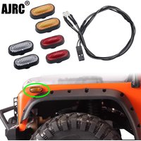 1 Pair Turn Signal 1/10 1/14 Rc Crawler Car For Traxxas Trx4 D90 D110 Rc4wd Scx10 90046 TAMIYA 90053 Yikong Rgt Axial Width Lamp