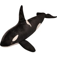 New Lifelike Orcinus Orca Black Killer Whale Plush Toys Big Fish Cloth Doll Shark Stuffed Sea Animals Children Birthday Gift