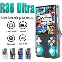 R36 ULTRA handheld game console Linux open source system HD4 inch high-definition IPS screen retro game video player