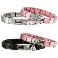 Love Girlfriend Heart Magnetic Charms Italian Stainless Steel Bracelet DIY Making Removable Module Chain For Couple's Gifts