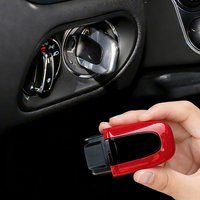 Car Engine Start Button Smart Key Cover Key Ignition Switch Auto Accessories For Porsche Cayenne 958 Macan Panamera Boxster 718