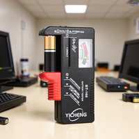 2Pcs Battery Tester,Universal Battery Checker for AA / AAA / C / D / 9V / 1.5V Button Cell Batteries,BT-168/BT-168D/BT-168D PRO
