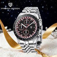 2026 Pagani design brand men's chronograph luxury quartz men's watch waterproof luminous steel men's watch high-quality sapphire