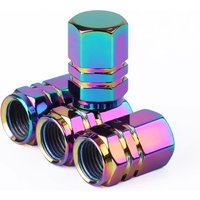 Aluminum Alloy Car Tire Valve Stem Caps Tyre Rim Valve Nipple Covers Dustproof Waterproof For Automobiles Motorcycles Trucks