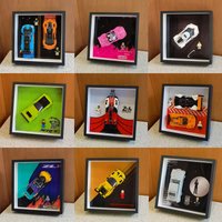 Display Frame Box for LEGO Speed Champions series 77237,77238,77239,77240,77241-Collectible Mini Racers,dustproof storage