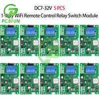 1-10PCS Smart Switch Tuya Smart Home 1CH 10A Wireless Wifi Switch Relay Module Remote Control Light Switch Alexa Google Home