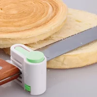 2pcs/Pack Cake Slicer Cutter 5 Layers Cake Bread Leveler Slicer Set DIY Fixator Cutting Tools Kitchen Cake Accessories