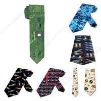 Computer Engineer Gifts Computers Tie Computer Science Gifts Geeky Gifts Circuit Necktie