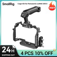 SmallRig Cage Kit for Panasonic LUMIX S1R II with Top Handle Cable Clamp,Handheld Kit for Panasonic LUMIX S1R II 4903