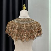 Elegant Sequin Embellished Flapper Shawl Beaded 1920s Evening Wrap Short Outerwear Women