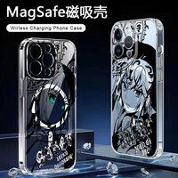 Fate Arthur Joan Saber For Magesafe Magnetic Phone Case for iPhone 17 16 15 14 Plus 13 12 11 Pro Max X Xs XR 8 SE Clear Cover