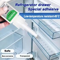 20g Special glue for refrigerator super glue plastic glue refrigerator seal transparent low temperature tolerance antifreeze