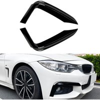 For BMW 4 Series F32 F33 F36 420i 428i 435i 440i M Sport 2013-2020 Front Bumper Side Air Vent Fog Light Hood Cover Spoiler Trim