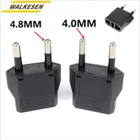 1-50pcs Euro EU KR Converter Plugs Adapter US to EU Plug Adapter Travel KR Adapter Electric Korea Plug Converter Power Sockets