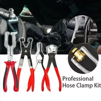 1/4PCS Hose Clamp Pliers, Car Oil Pipe Separation Pliers, Filter Clamp Pliers, Professional Auto Repair Tools