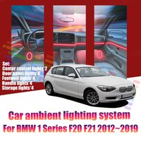 For BMW 1 Series F20 F21 2012~2019 Car LED Ambient Lamps Colorful Atmosphere Lights AutoInterior Neon Strip 64 RGB Lighting