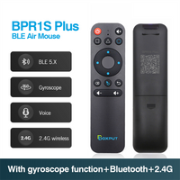 BOXPUT BTS 5.0 Bluetooth Remote Control TV Box Airmouse BPR1S plus 2.4G with Gyroscope Voice Support IR Learning for Electronics
