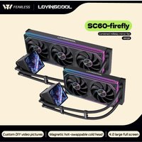 LOVINGCOOL SC60 Firefly 240 360 CPU water cooler radiator conjoined fan ARGB DIY 4.0 extra large full screen Magnetic cold head