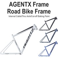 AGENTX 700C Road Bike Frame Ultralight Aluminum Alloy Internal Routing Mountain Bike 12x142mm Thru Axle Race Track Bicycle Frame