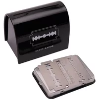 Barber Blade Disposal Case Blade Disposal Case Container for Small Capacity Waste Collect Razor Blade Recycling Container Box