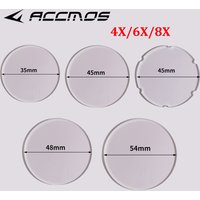 Archery Bow Sight Scope Lens Series Magnification 4x/6x/8x Diameter 35/45/48/54mm High Quality Resin Shooting Aiming Accessories