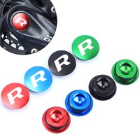 RISK Bicycle Crank Waterproof Cap Aluminum Cranksets Cover Fixed Bolt Crank Screw Cap for Mountain Road MTB Bicycles Dustproof