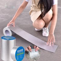 Neues super wasserdichtes Dichtungsspaltband, selbstklebendes Hochtemperatur-Aluminiumfolie, Butyl, starke Faser, stoppt Lecks, Dichtungsaufkleber