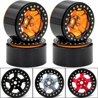 2.2 Inch Metal Wheel Hub 4pcs Tires For 1/8 1/10 Traxxas Trx6 Axial Scx10 Crawler Rc Car Retrofit Accessories Rr10 Wraith Yeti