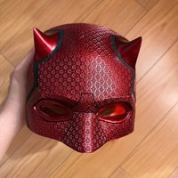 Movie Superhero Born Again Matt Murdock Cosplay Mask Adult Fiberglass Helmet Halloween Prop
