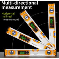 Digital Protractor Angle Finder Inclinometer Magnets Level Angle Slope 0-90 °Electronic Level Ruler 300-1000MM with LED Display