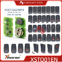 Xhorse XSTO01EN Univeral Smart Key for Toyota XM38 Support 4D 8A 4A All in One Global Version With Key shell For VVDI