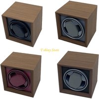 N58F 3 Speed Automatic Mechanical Watch Winder with Quiet Operations Watch Holder Box for Timepiece Quiet Running