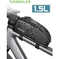 AliExpress NEWBOLER Bicycle Bag Waterproof Reflective Front Top Frame Tube Bag Cycling Bag Large Capacity MTB Road Bicycle Accessories