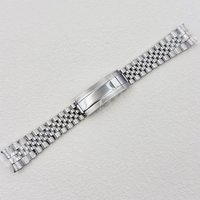 20mm silver solid stainless steel Jubilee watchband for Rolex Perpetual Oyster DateJust strap metal wristband watch bracelet