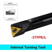 LIHAOPING STFPL STFPR Internal Turning Tool Lathe Boring Bar 10mm 12mm 14mm S16Q STFPR09 STFPR11 Metal Tool Holder TPMT Inserts