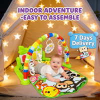 Baby Play Gym Piano Mat Newborns Toddlers 0-36 Months Crawling Musical Activity Toys Early Education Infant Sensory Development