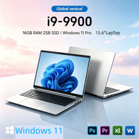 2026 LENO 15.6 Inch 4K HD Laptop Intel Core i9-9900 Win11 16GB RAM 1TB SSD Ultra Thin Portable Gaming Business Notebook Computer