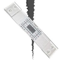 Crack Gauge Monitor gauge Acrylic Crack Monitoring Record Tool Crack Measuring Instrument For Monitoring Wall Deformation Cracks