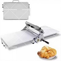 Household Foldable Manual Dough Sheeter Hand Crank Desktop Dough Press For Croissant Tart DIY Pastry Baking Maker Tool