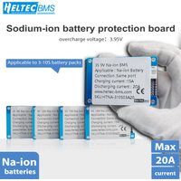 3-10S Sodium Ion Battery BMS Protection Board 20A with Balance , Overcharge/Over-Discharge Protection for 3.0V Na-ion Cell pack
