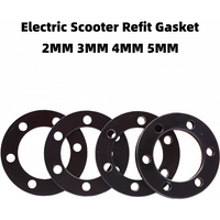 GUSTACO E-Bike Electric Scooter Brake Gasket Spacer 6 Holes Disc Washer 2/3/4/5mm 44mm BCD E-Scooter Washer Bike Parts