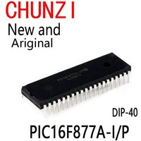 5Pcs New and Original IC PIC16F877A 16F877A Enhanced Flash Microcontrollers DIP-40 PIC16F877A-I/P