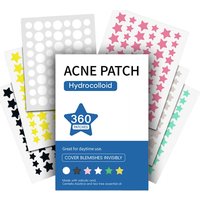 360Pcs Colorful Invisible Pimple Removal Anti-Acne Hydrocolloid Patches Spots Marks Concealer Beauty Makeup Tool Repair Sticker"