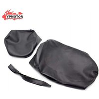 XV 250/400 Thick PU Leather Motorcycle Drive Seat Cover Rear Passenger Pad Cushion Cover Waterproof For Yamaha XV250 XV400