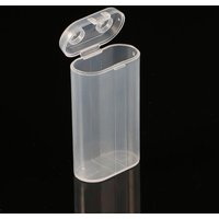 Transparent 18650 Battery Storage Box Waterproof Durable Plastic Case Organizer for Travel Camping Hiking Battery Storage Case